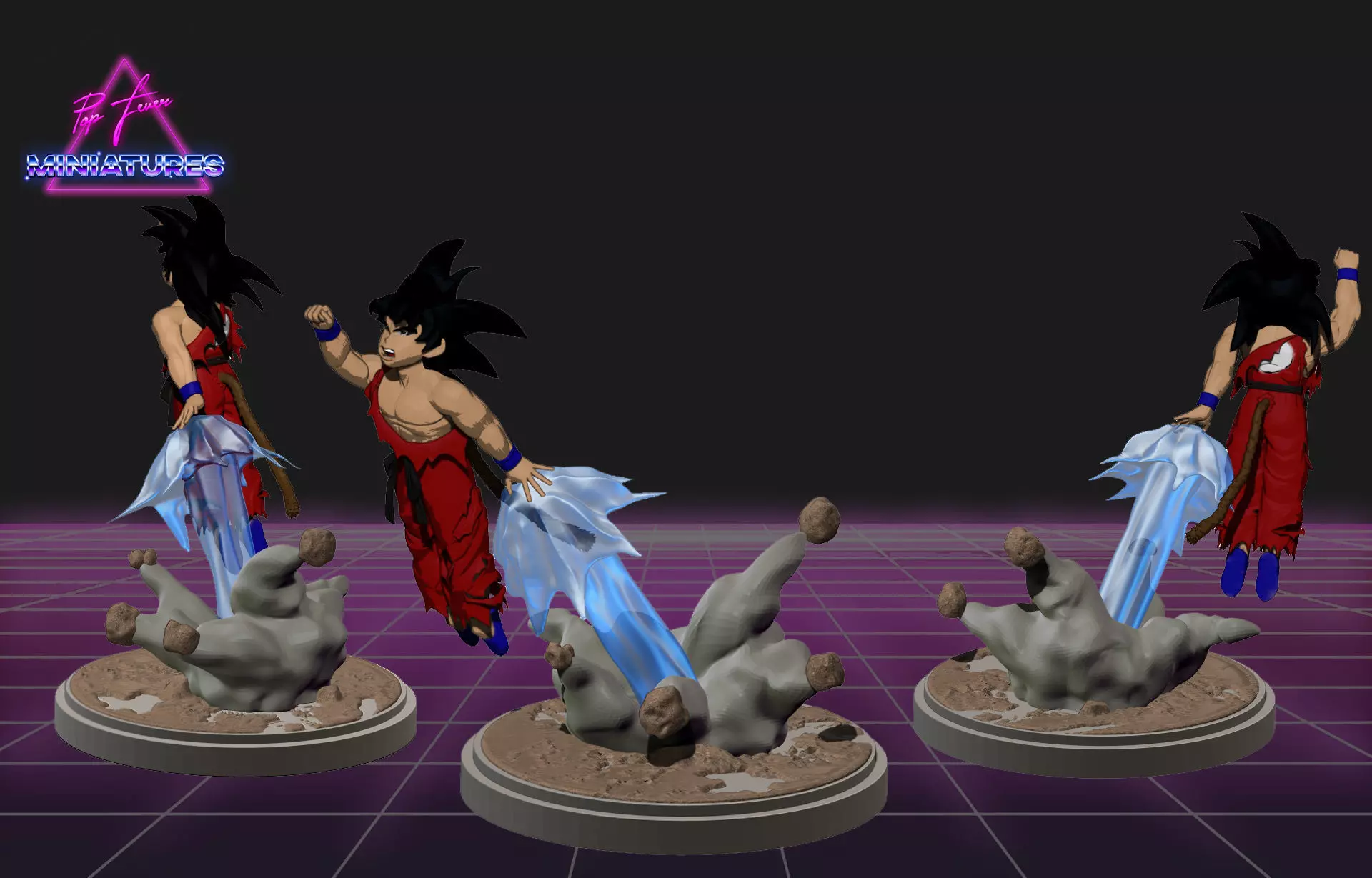 Kid Goku from Dragon Ball 3D print model_0