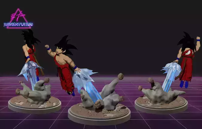 Kid Goku from Dragon Ball 3D print model