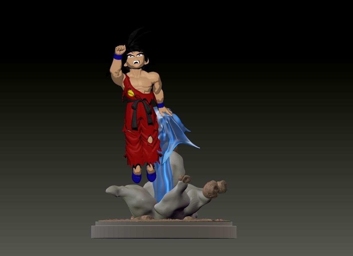 Kid Goku from Dragon Ball 3D print model_1