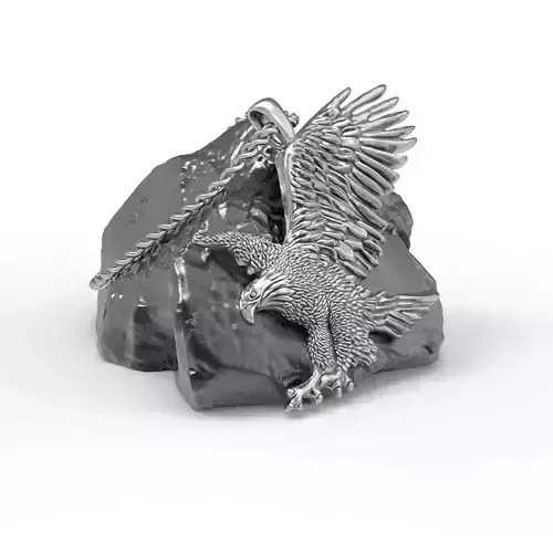 Eagle Pendant Printable 3d Model