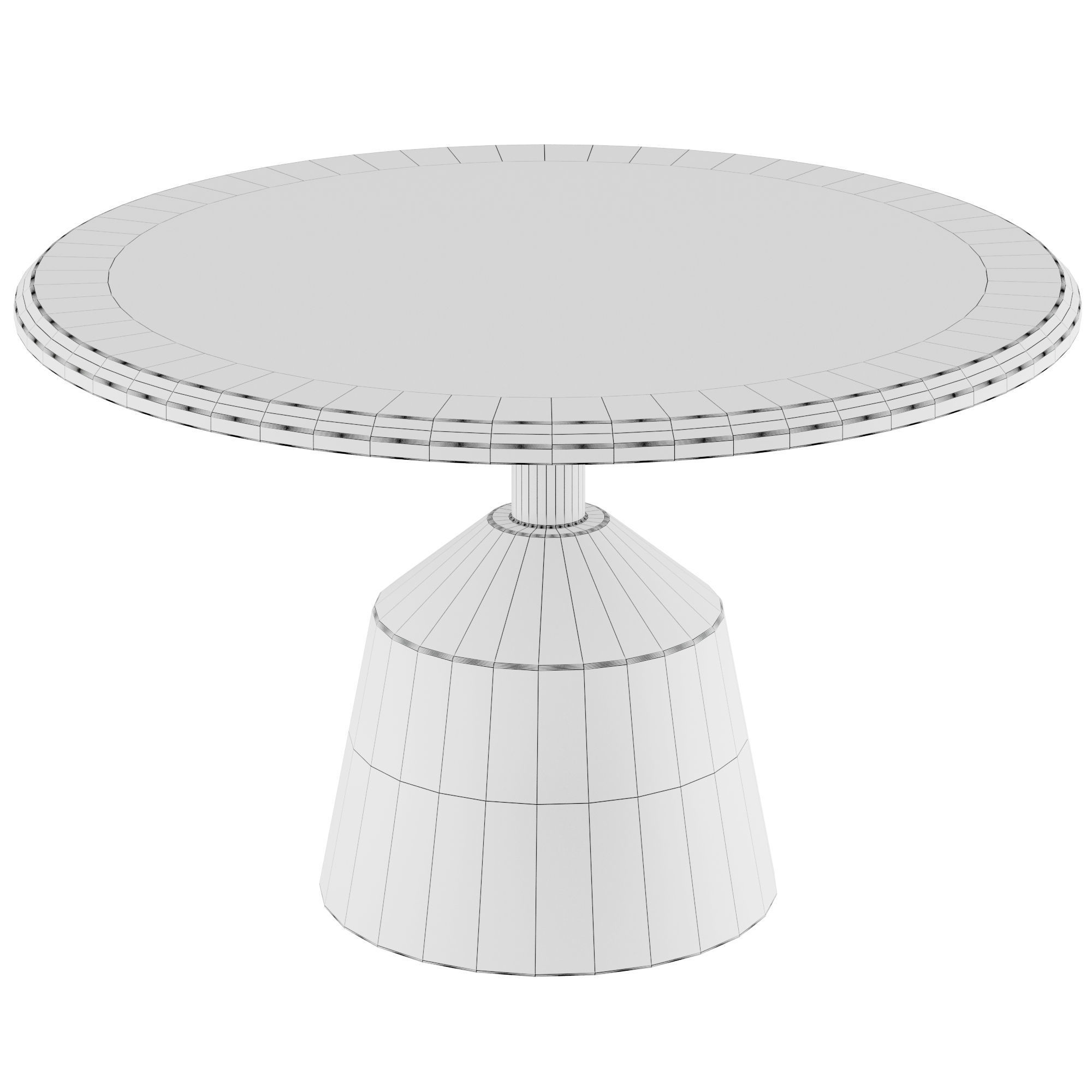 Exeter Side Table 3D model_2