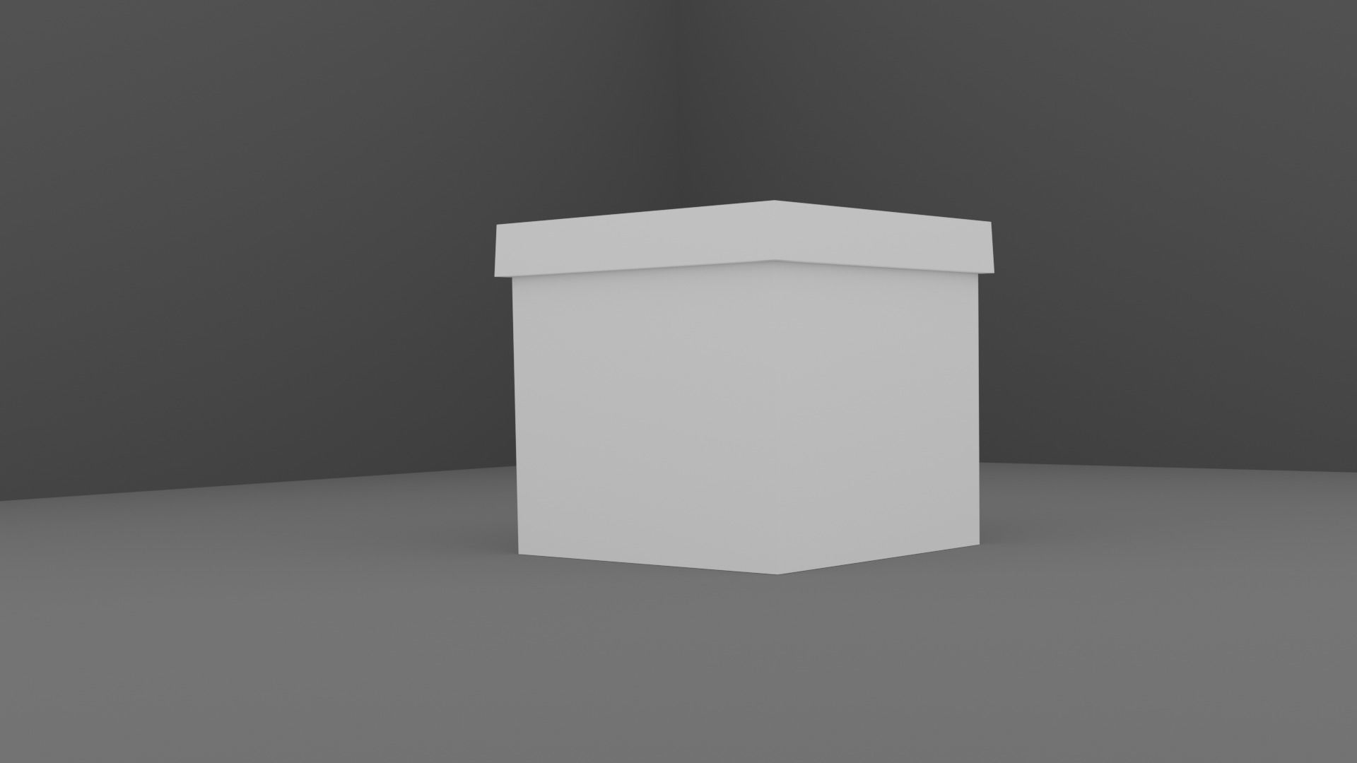 gift box 3D print model_1