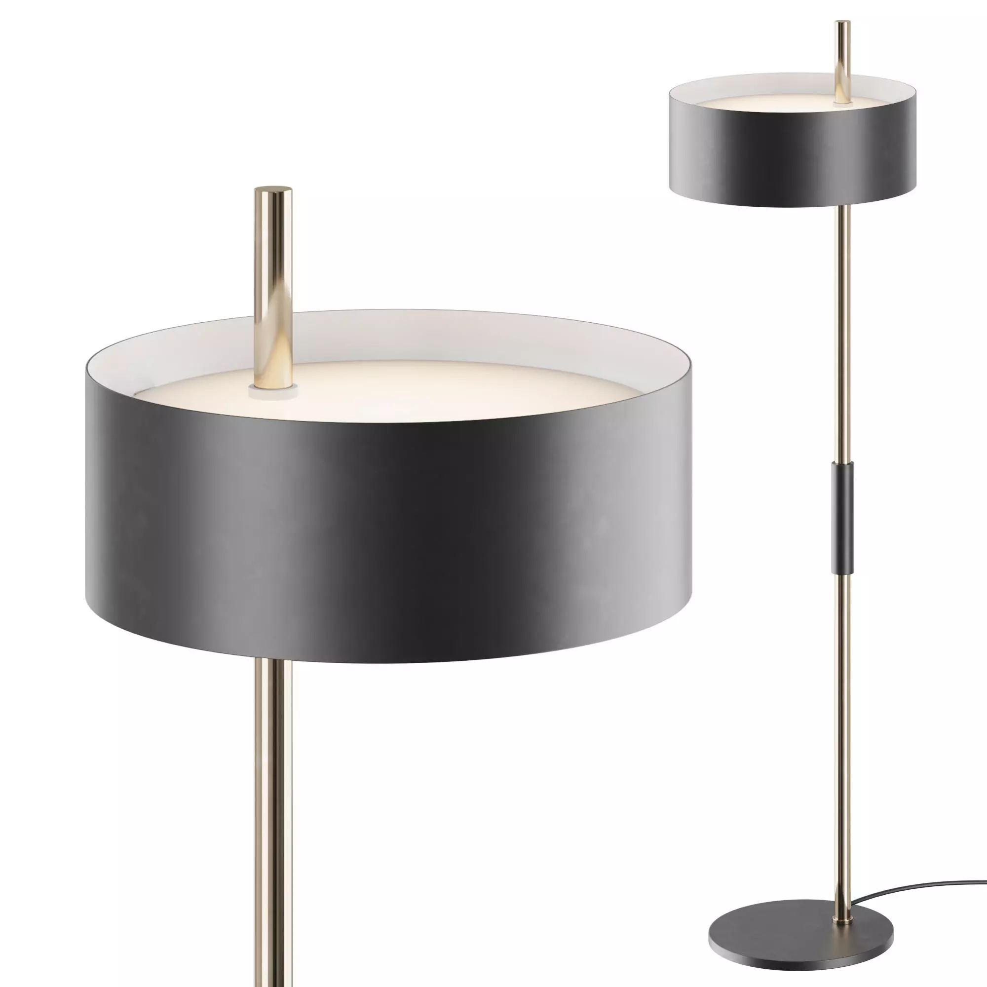 1953 343 floor lamp 3D model