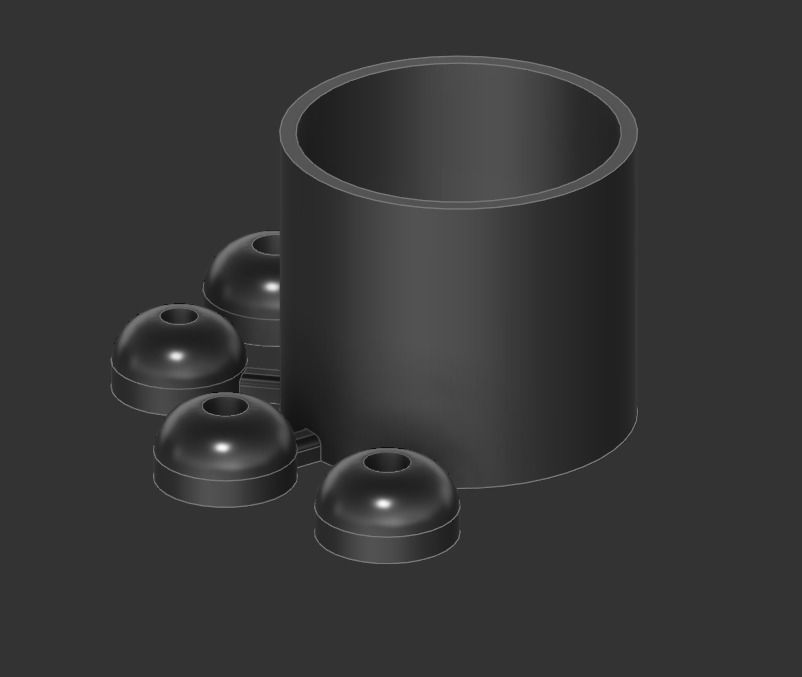 Futuristic Pencil case 3D print model_1