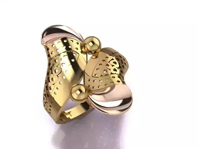 ring 1 gold and rose gold