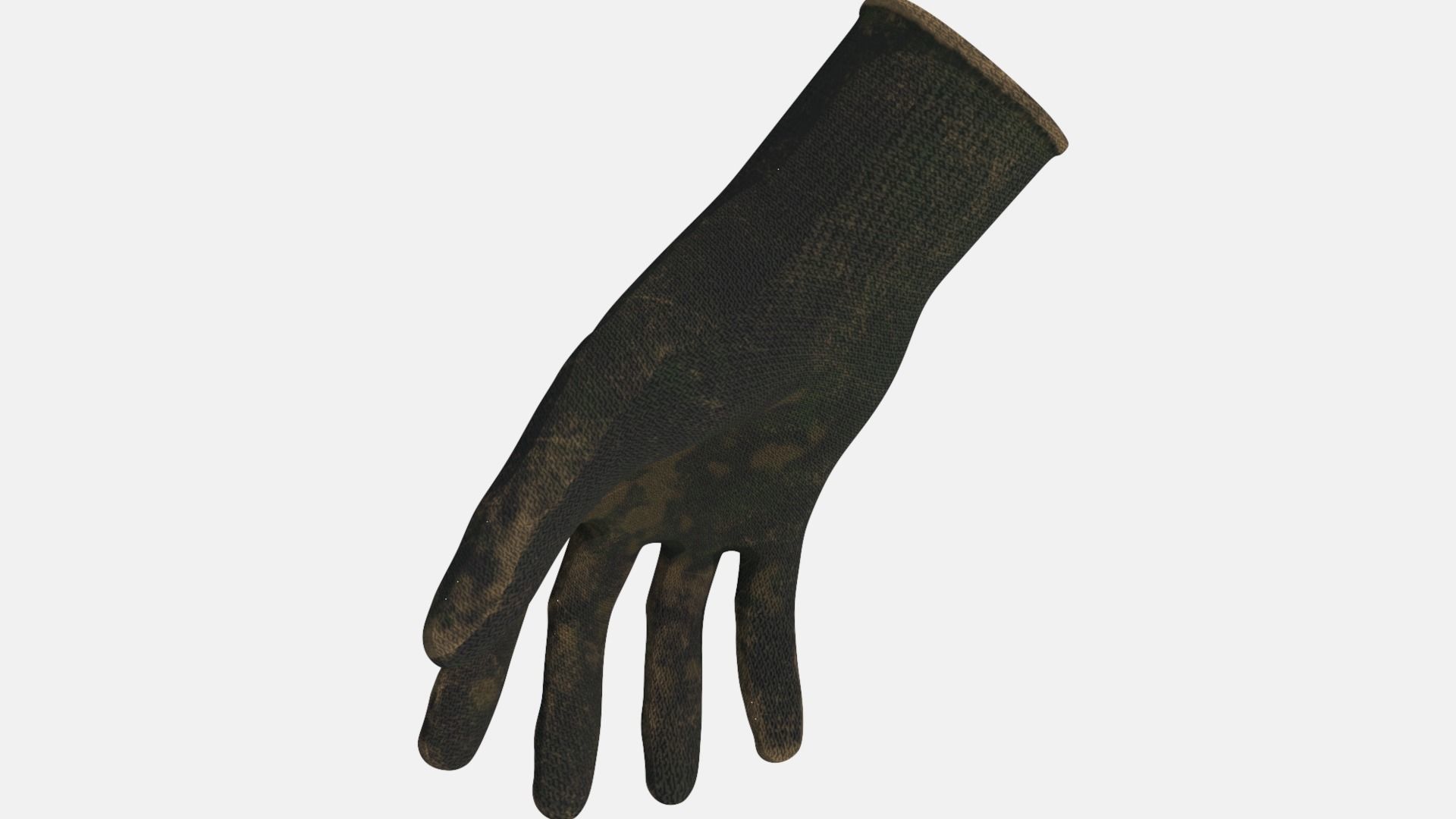 Sefety Work Gloves  Low-poly 3D model_5
