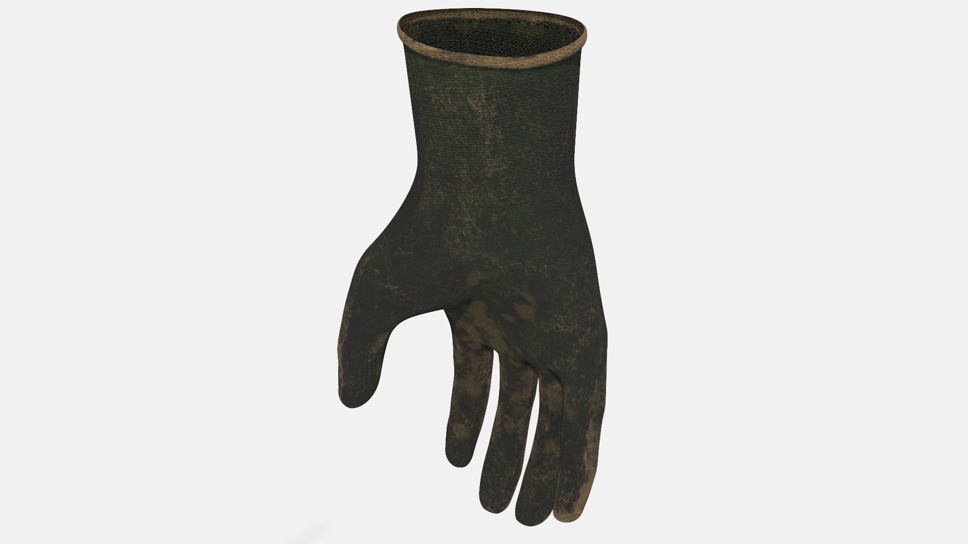 Sefety Work Gloves  Low-poly 3D model_7