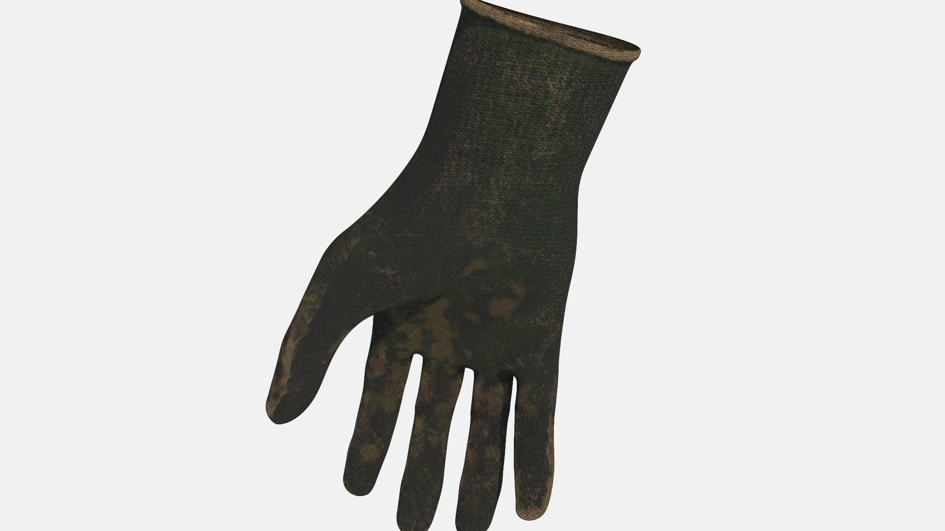 Sefety Work Gloves  Low-poly 3D model_6