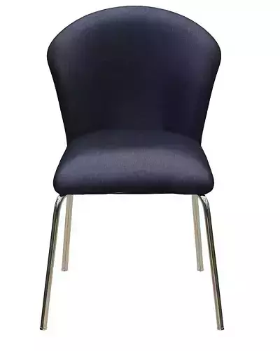 Dining chair leather and metal