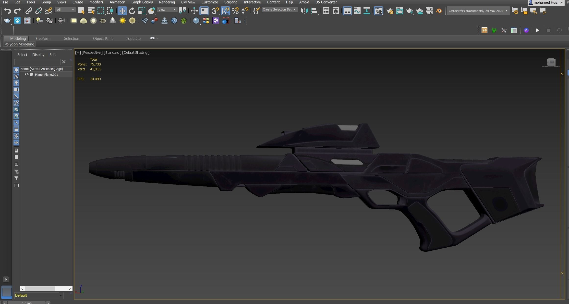 37gun gun Free low-poly 3D model_6