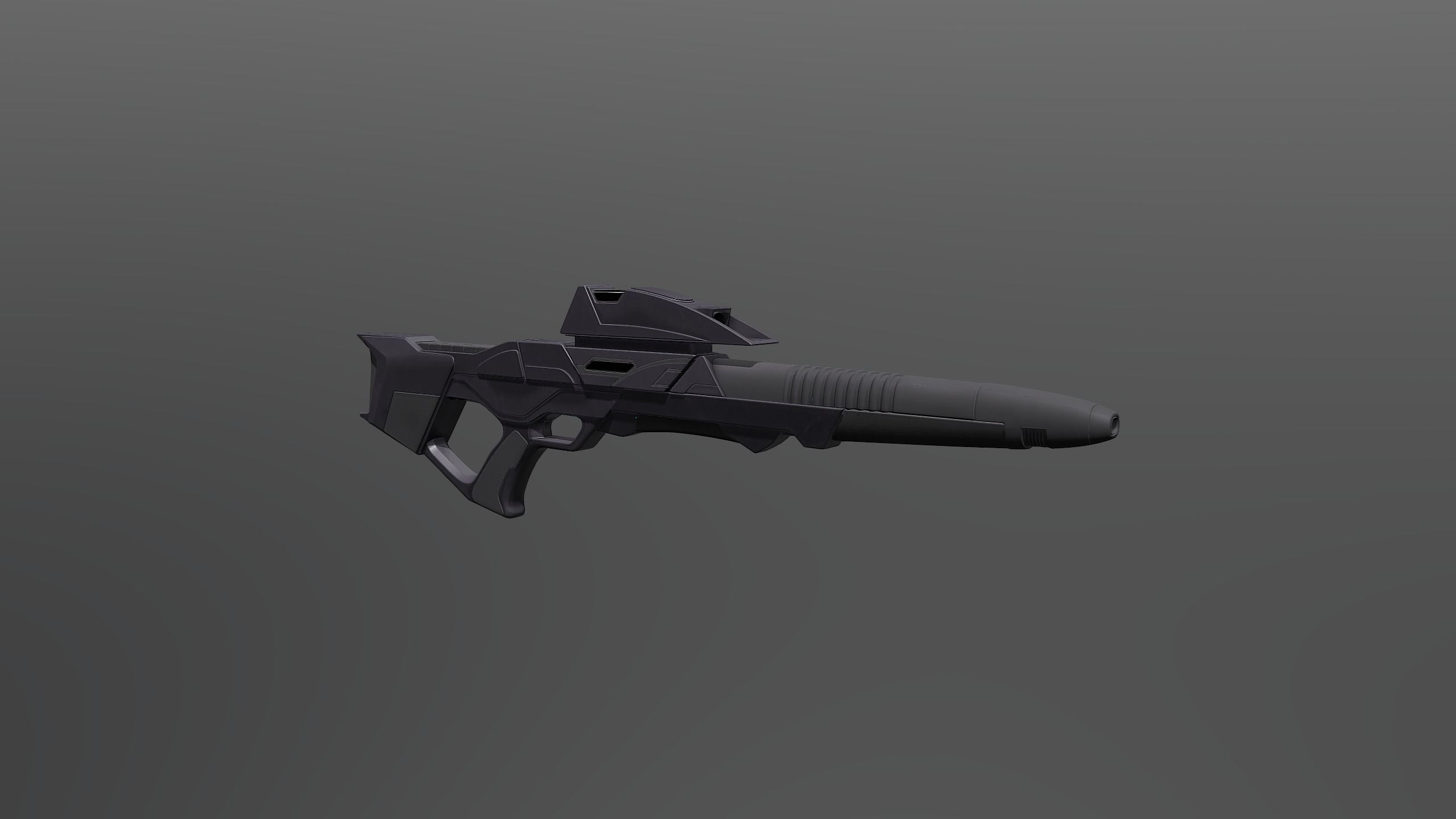 37gun gun Free low-poly 3D model_2