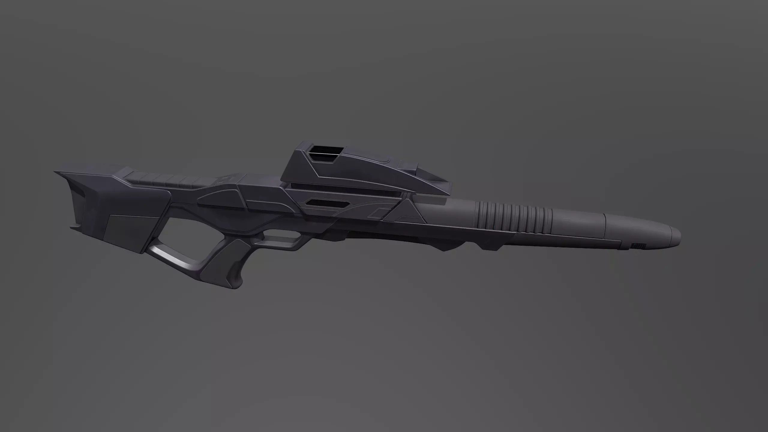 37gun gun Free low-poly 3D model_0