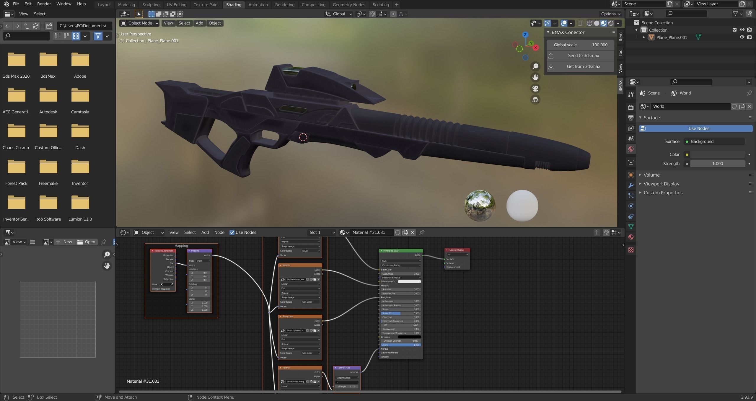 37gun gun Free low-poly 3D model_7