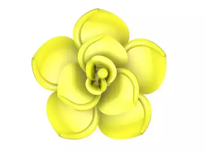 24k flower women ring 4404