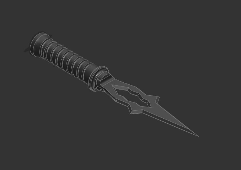 Knife toy  3D print model_2