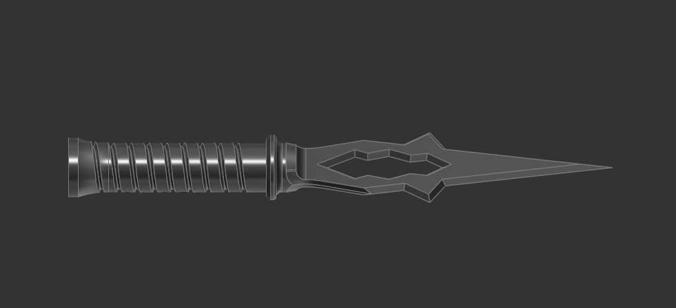 Knife toy  3D print model_1