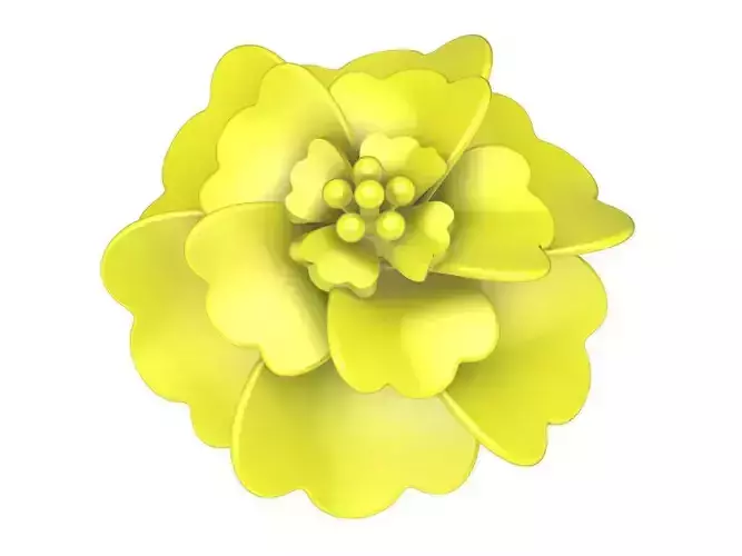 24k flower women ring 4405