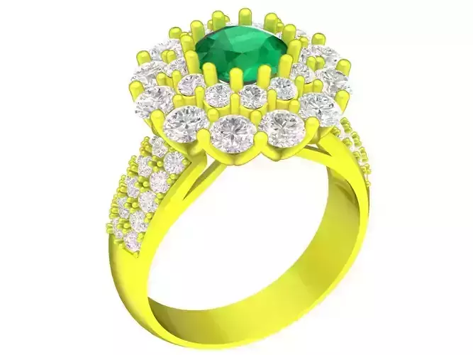 newdesign hongkong diamond women ring 4408