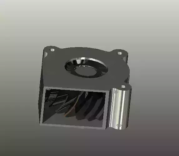 Centrifugal fan 3D print model
