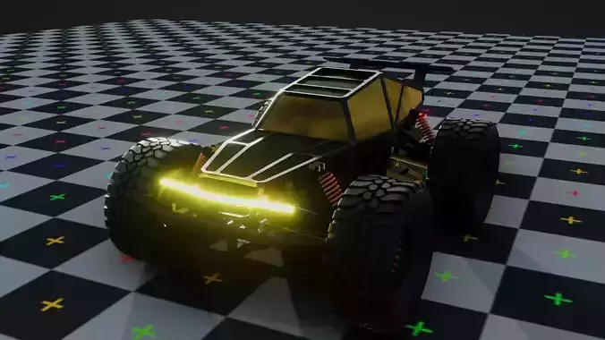 Off road buggy vehicle 3D model