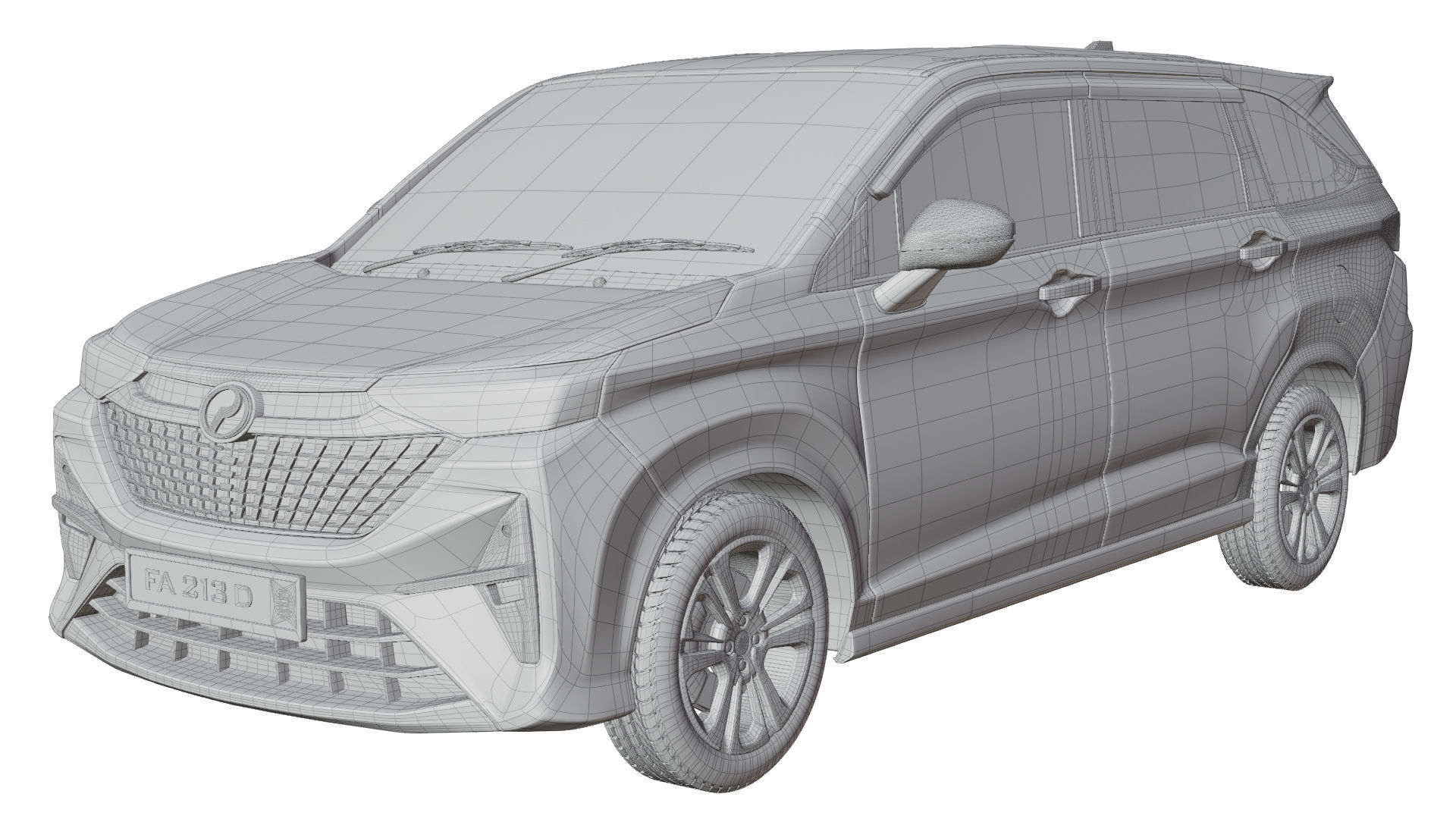 Perodua Alza 2022 3D model_5