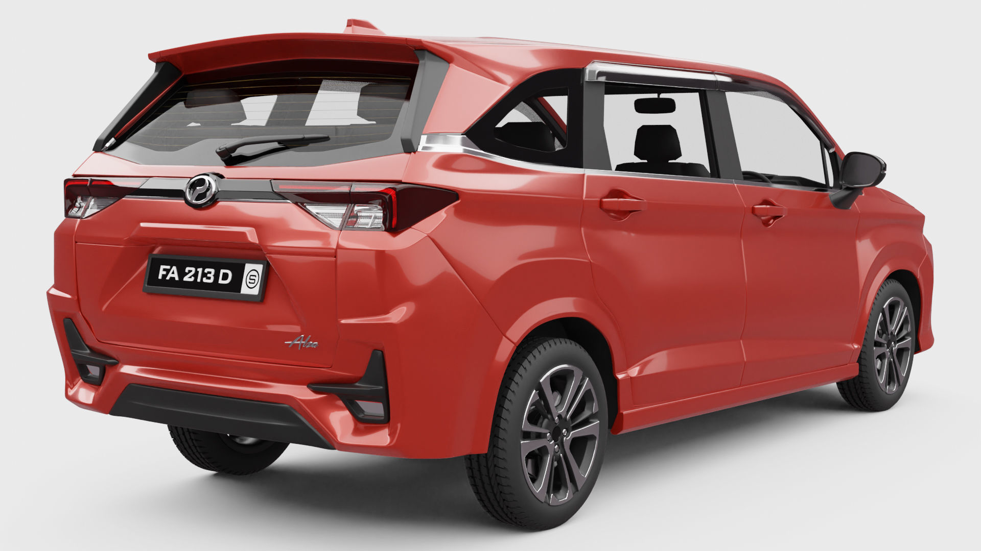 Perodua Alza 2022 3D model_2