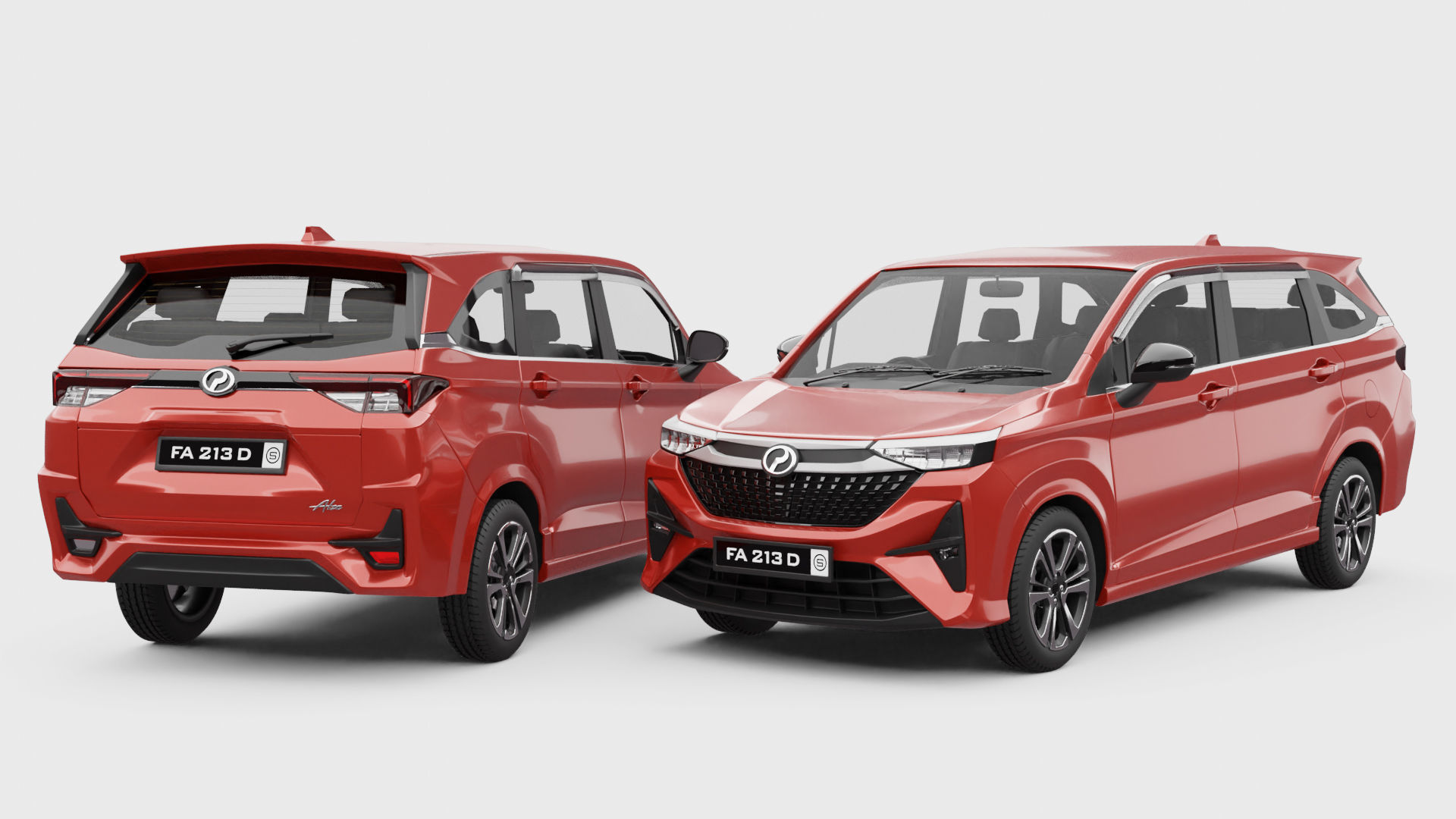 Perodua Alza 2022 3D model_1