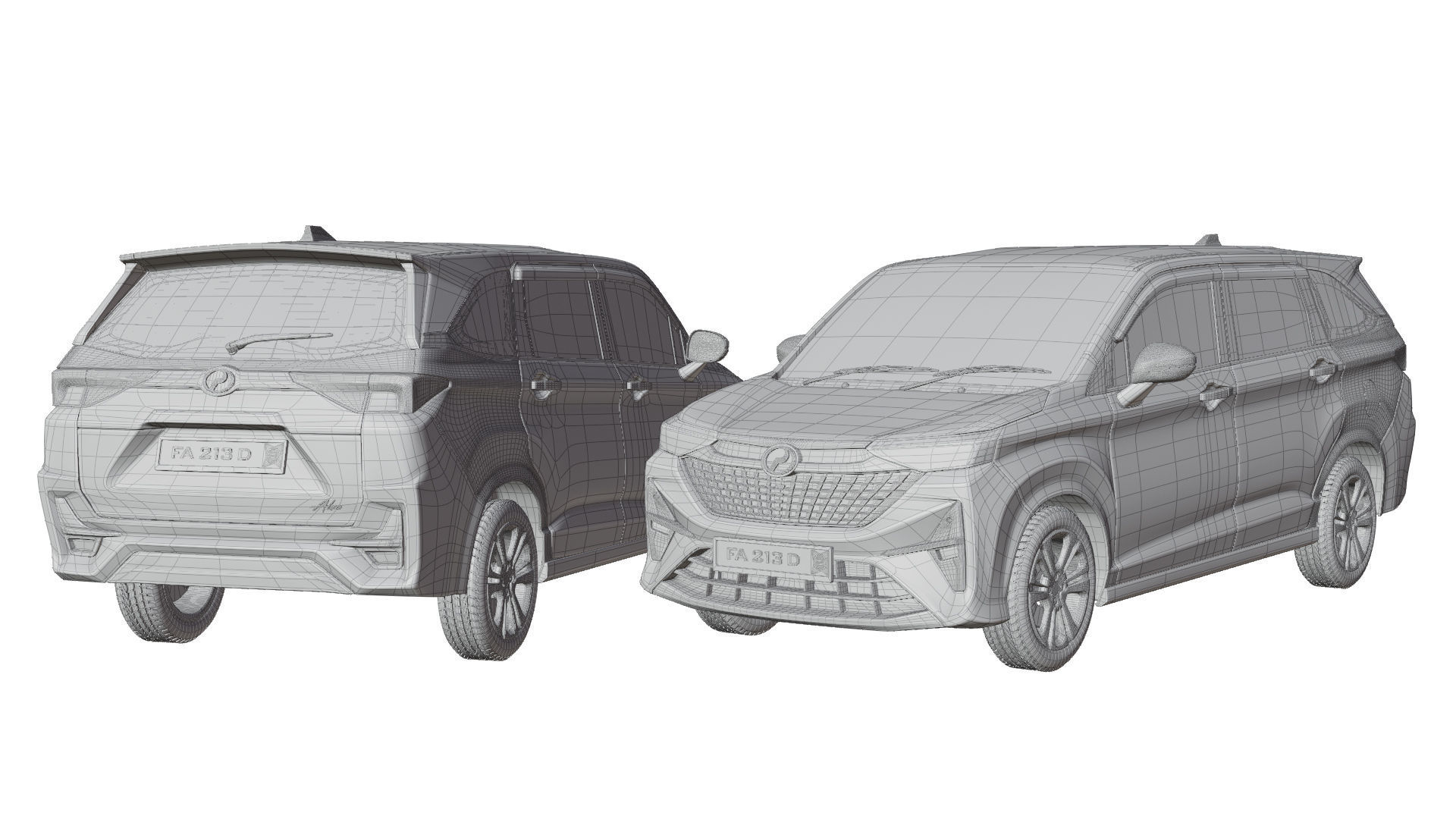 Perodua Alza 2022 3D model_3