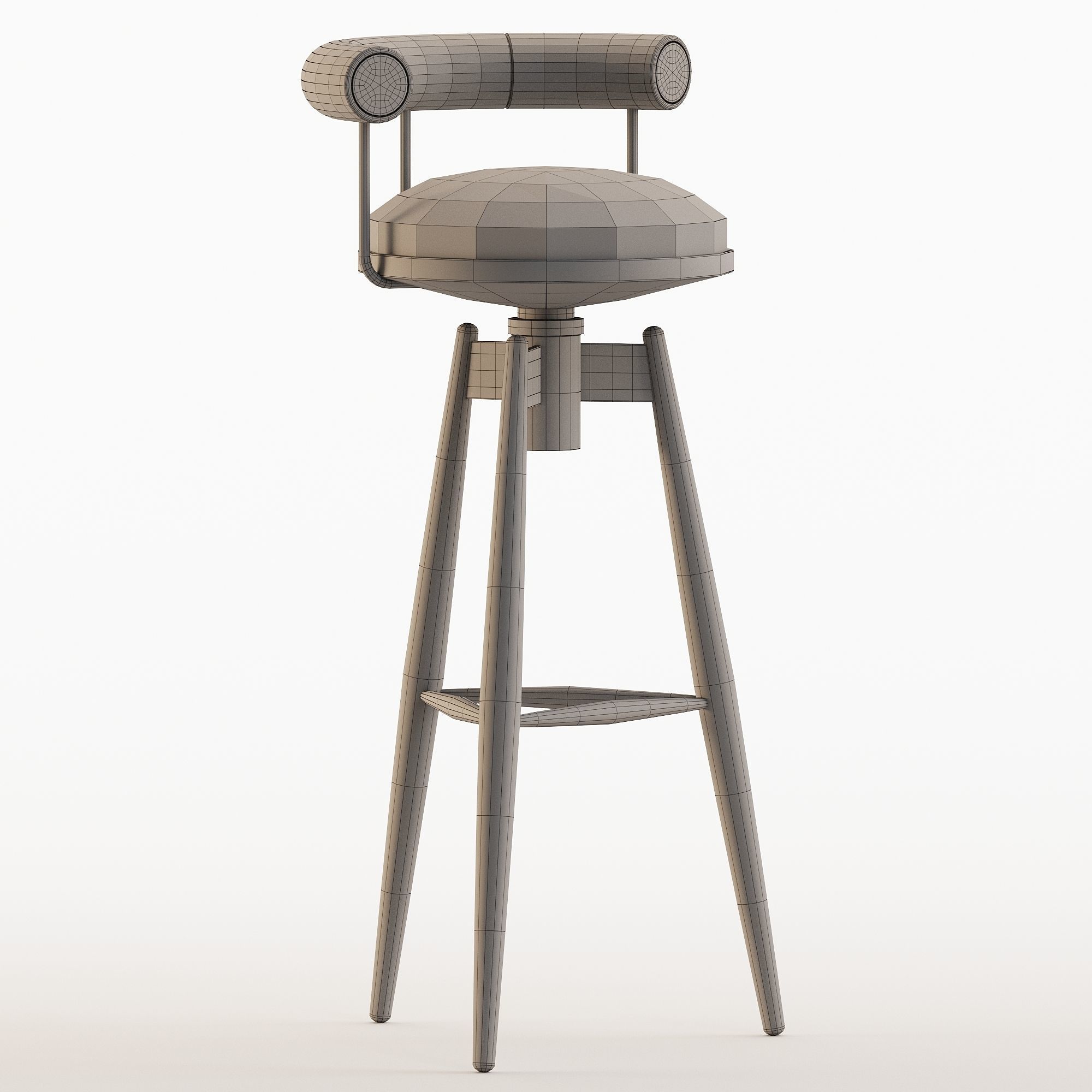 DYLAN BAR CHAIR 3D model_5