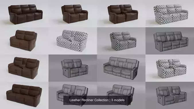 Leather Recliner Collection 