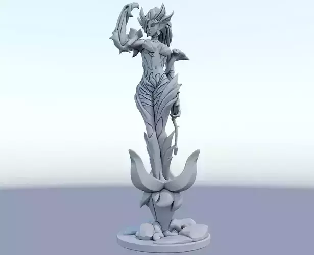 zyra 3D print model League of Legends 