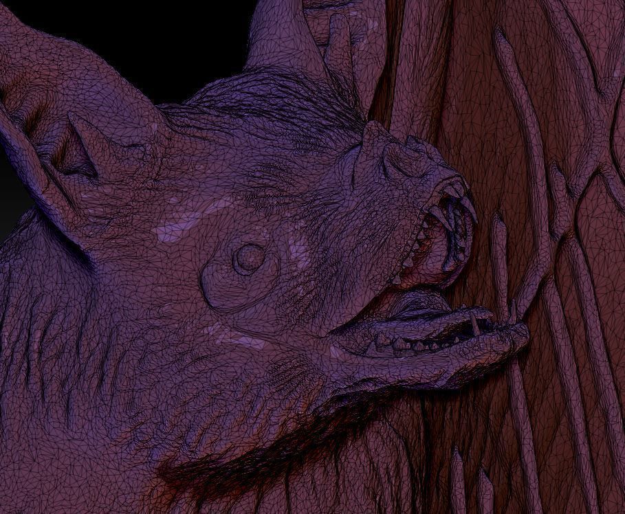 Bat vampire 3D print model_12
