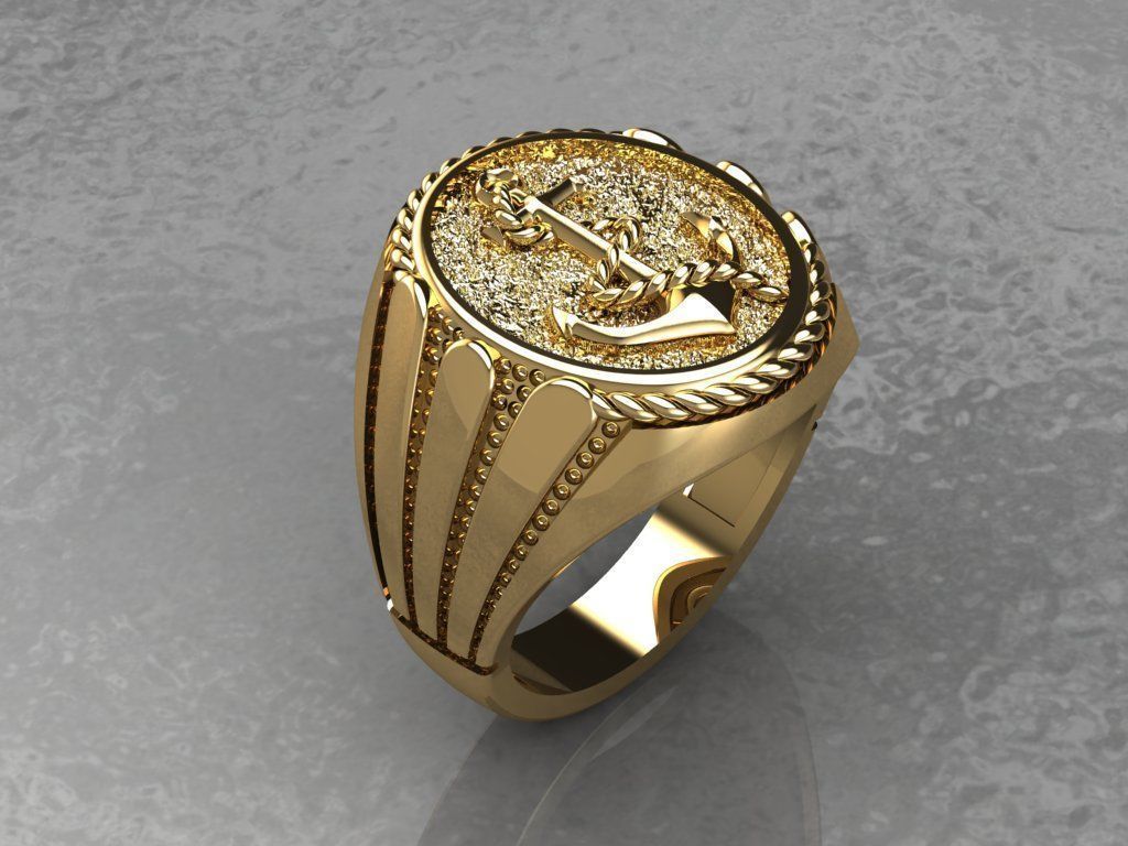 Ring Anchor 3D print model_2