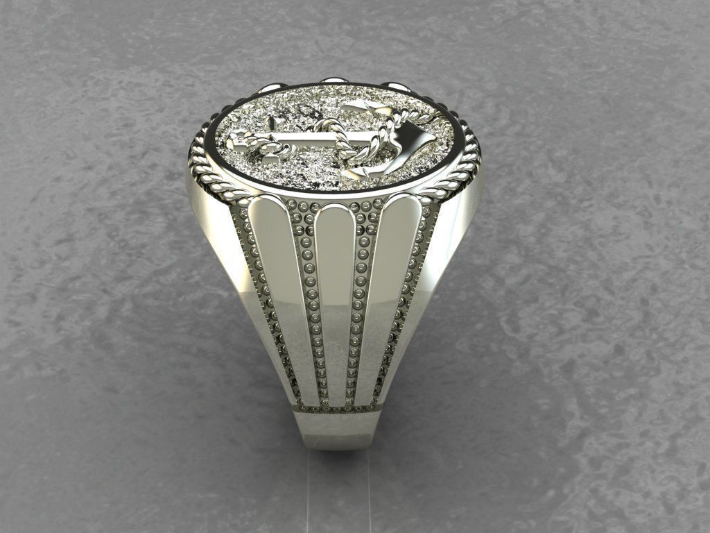 Ring Anchor 3D print model_4