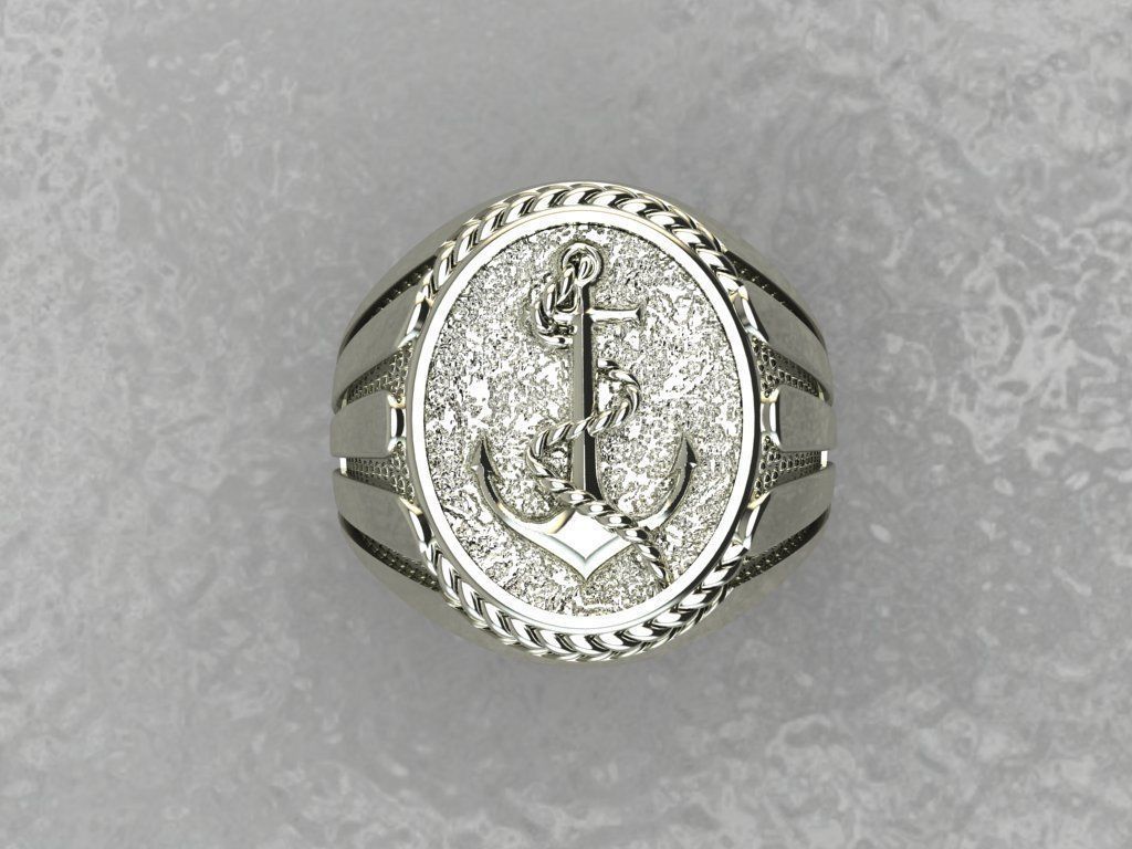 Ring Anchor 3D print model_8