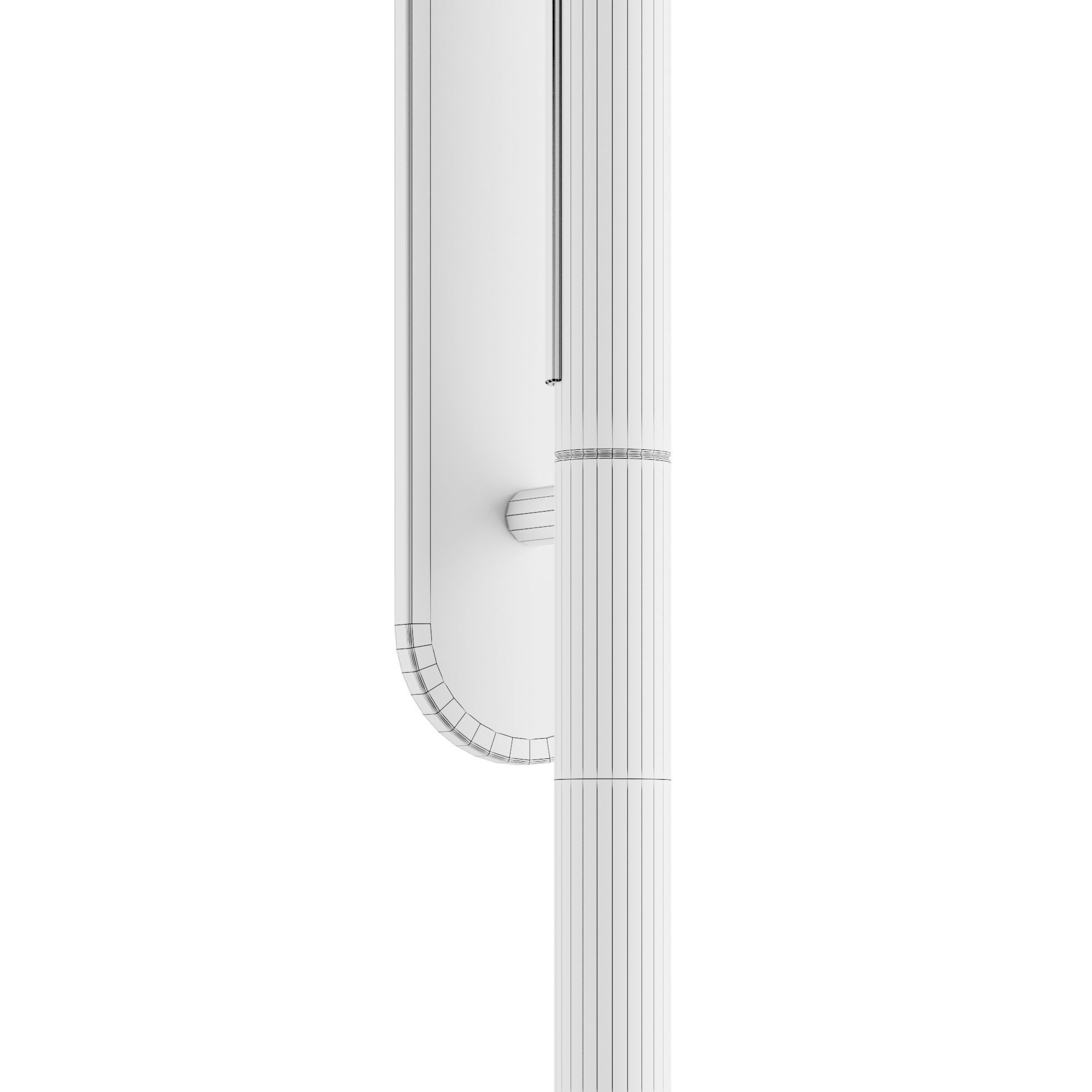 Rousseau Large Bracketed Sconce 3D model_1