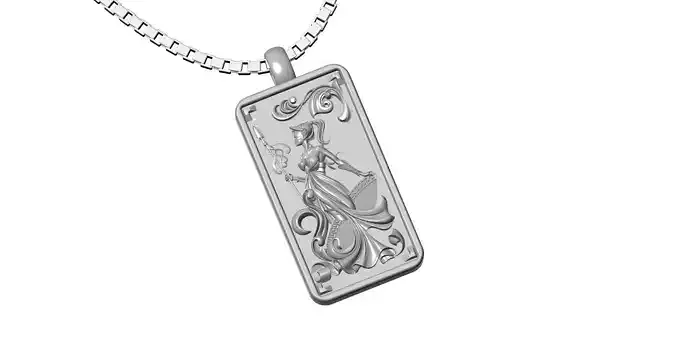 Lady Warrior Pendant Design