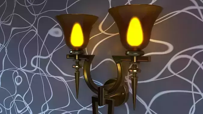 Wall Light Classic 3D model