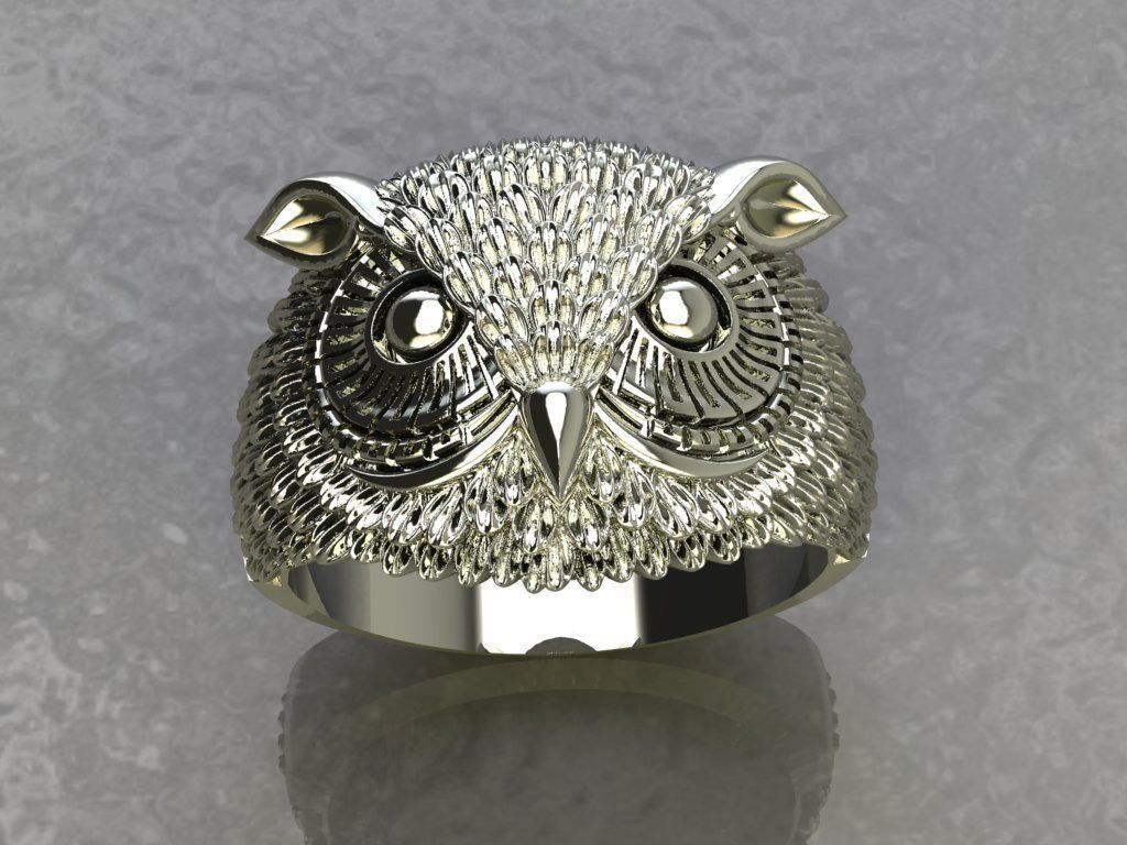Ring Owl 3D print model_1