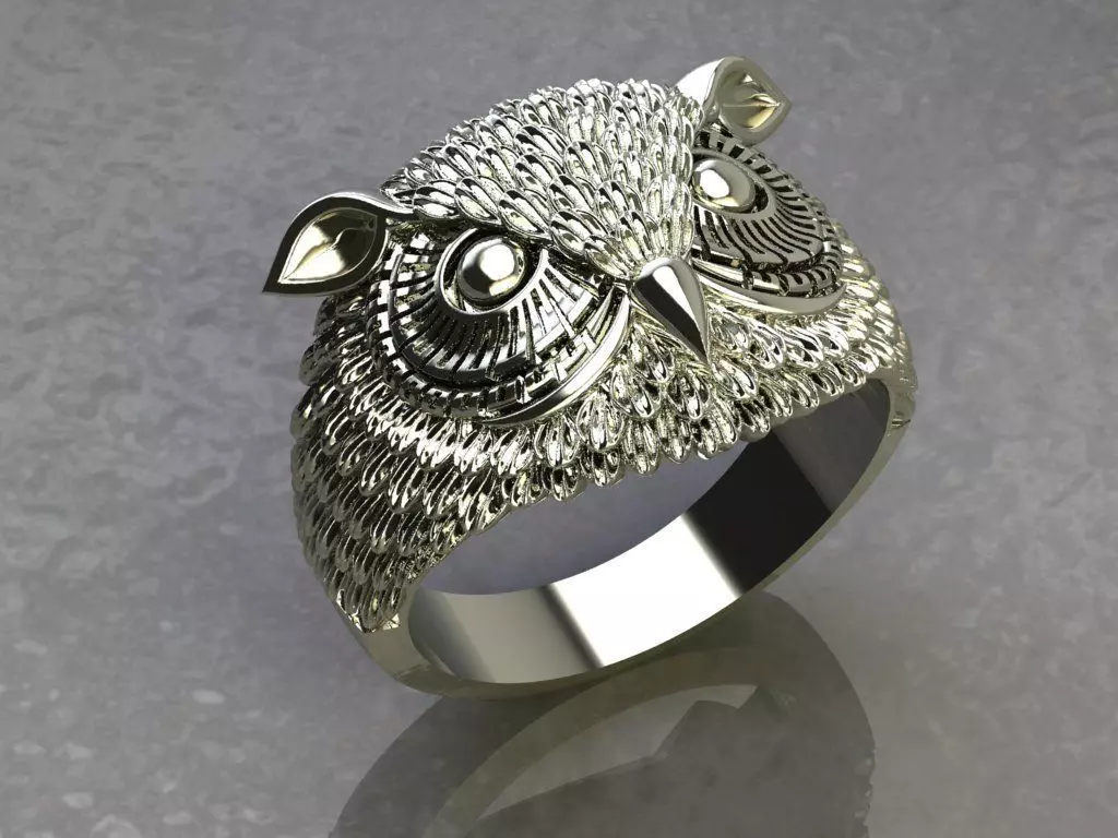 Ring Owl 3D print model_0
