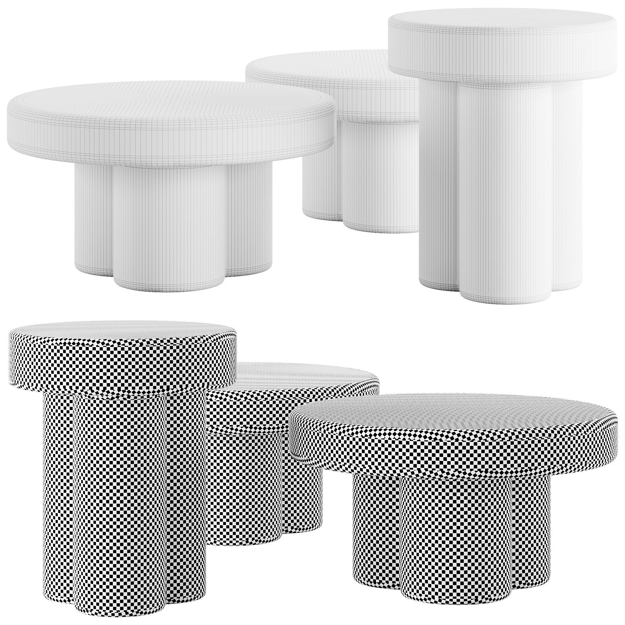 Miniforms SODA Glass Luxury Coffee Table 3D model_4