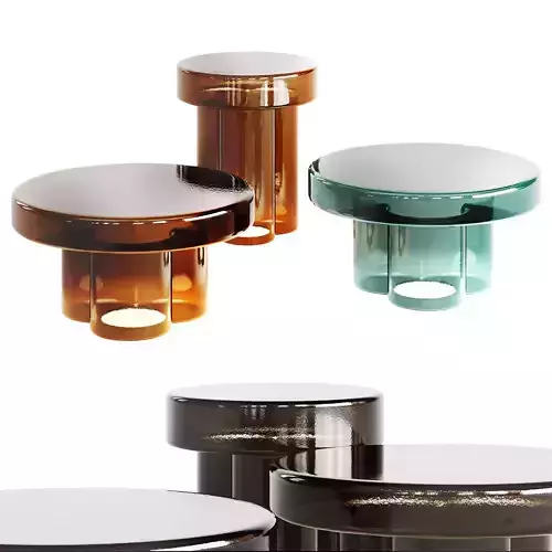 Miniforms SODA Glass Luxury Coffee Table 3D model