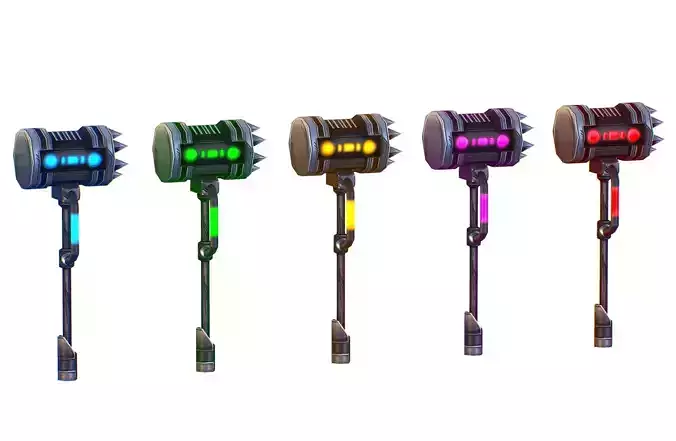 a set of cutting weapons - Sledgehammer