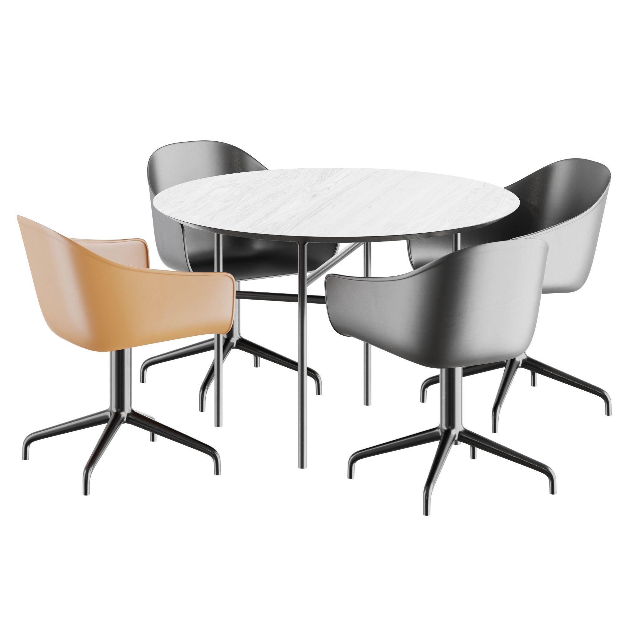 Snaregade Dining Table 3D model_2