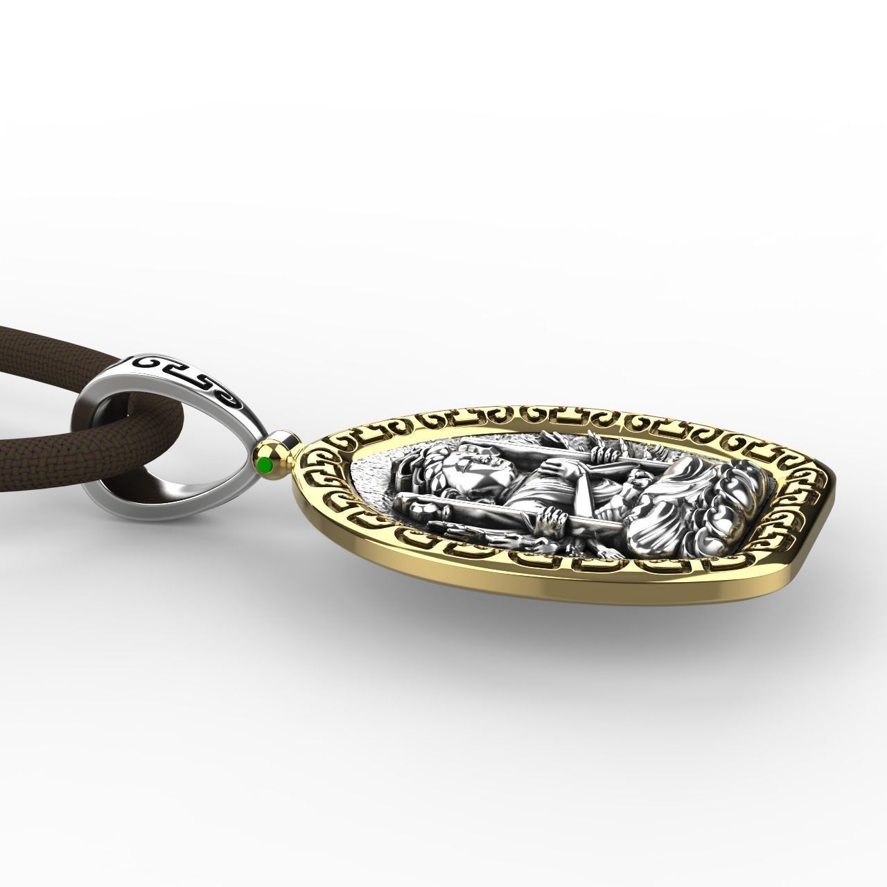 Thousand Armed Buddha Pendant 3D print model_12