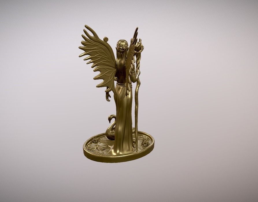 Aine celtic goddess fairy queen druid 3D print model_2