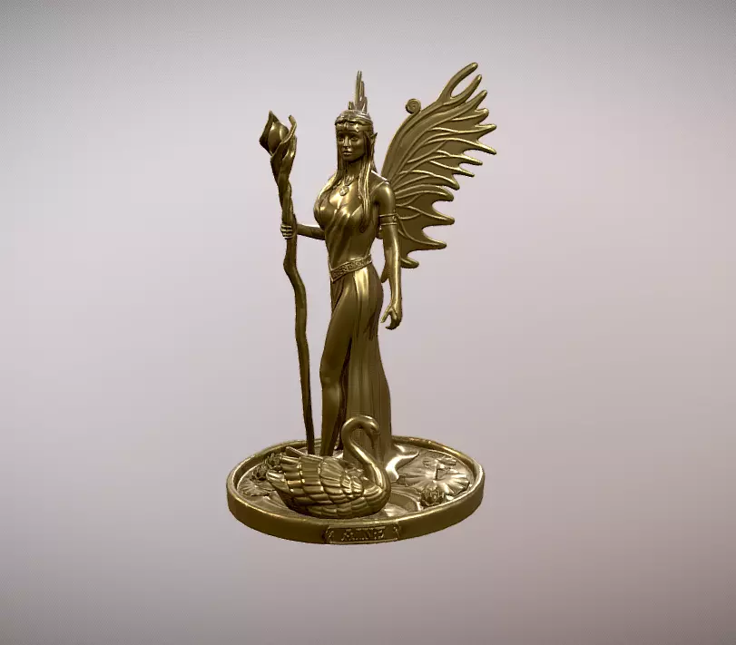 Aine celtic goddess fairy queen druid 3D print model_0