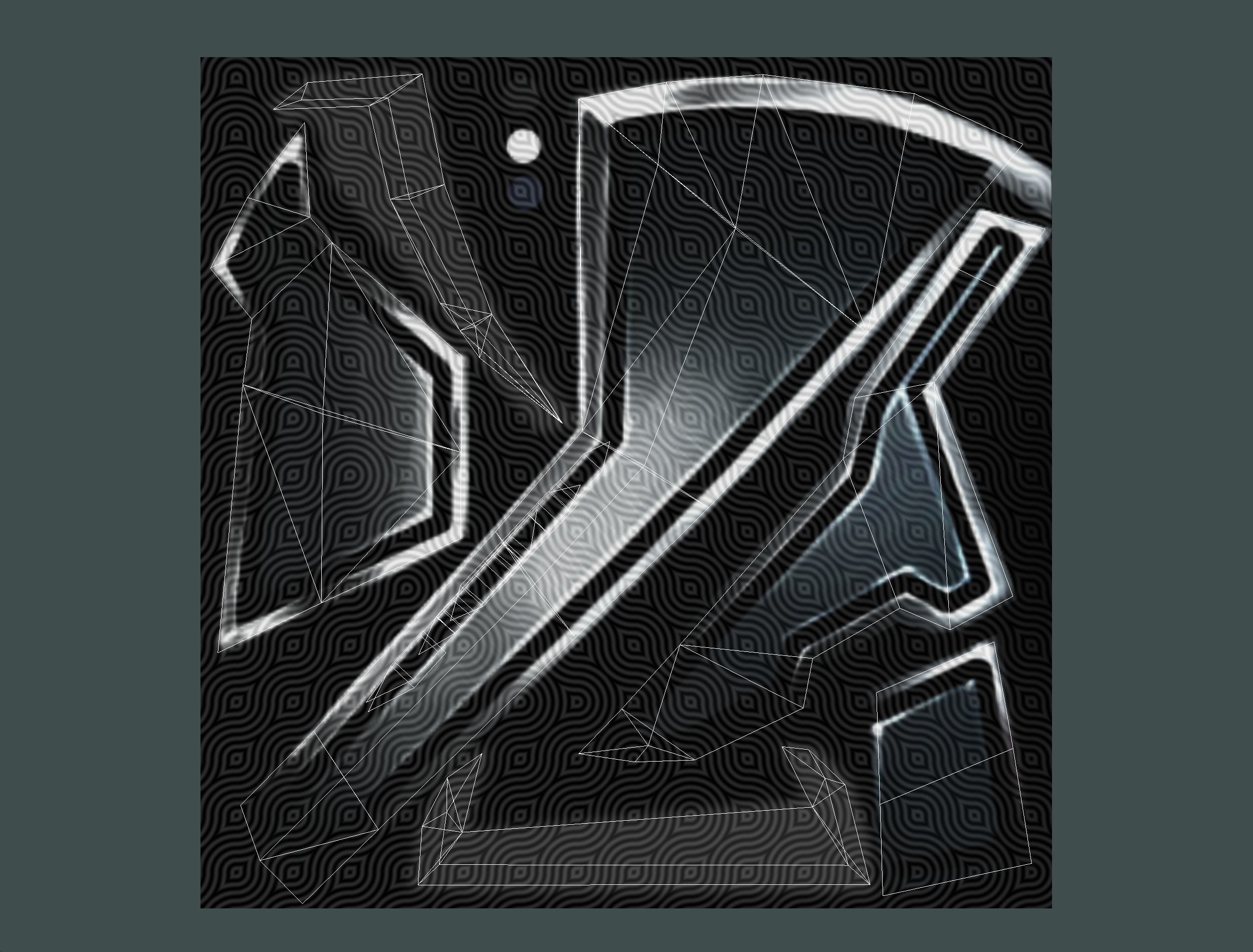 a Set of Shield Weapons Low-poly 3D model_24