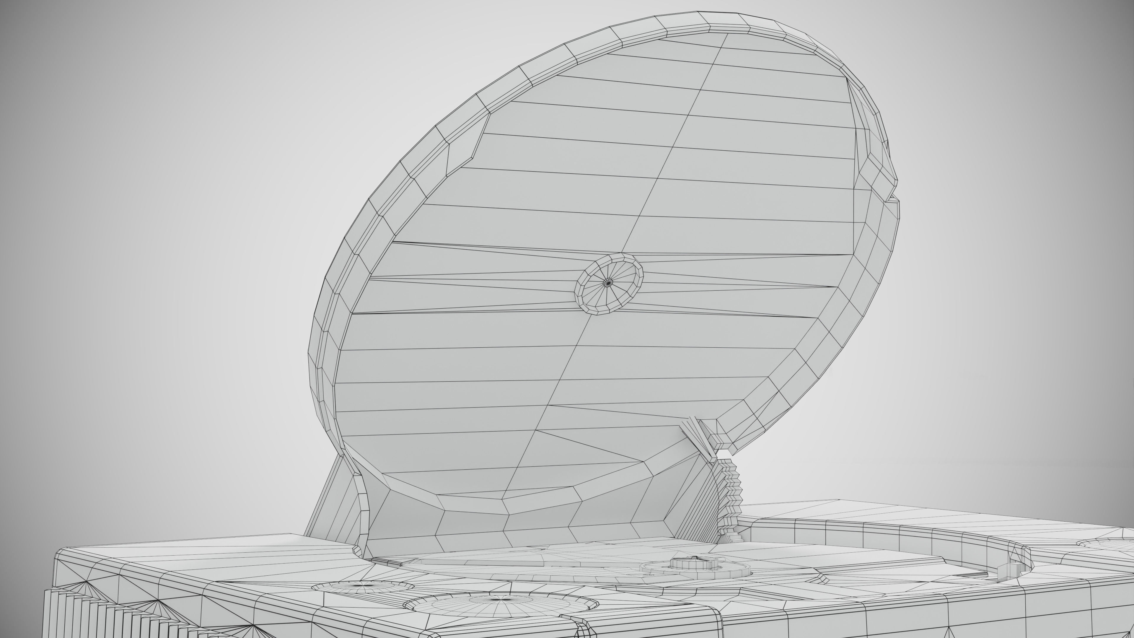 Sony PlayStation PS1 SCPH-1002 Low-poly 3D model_29