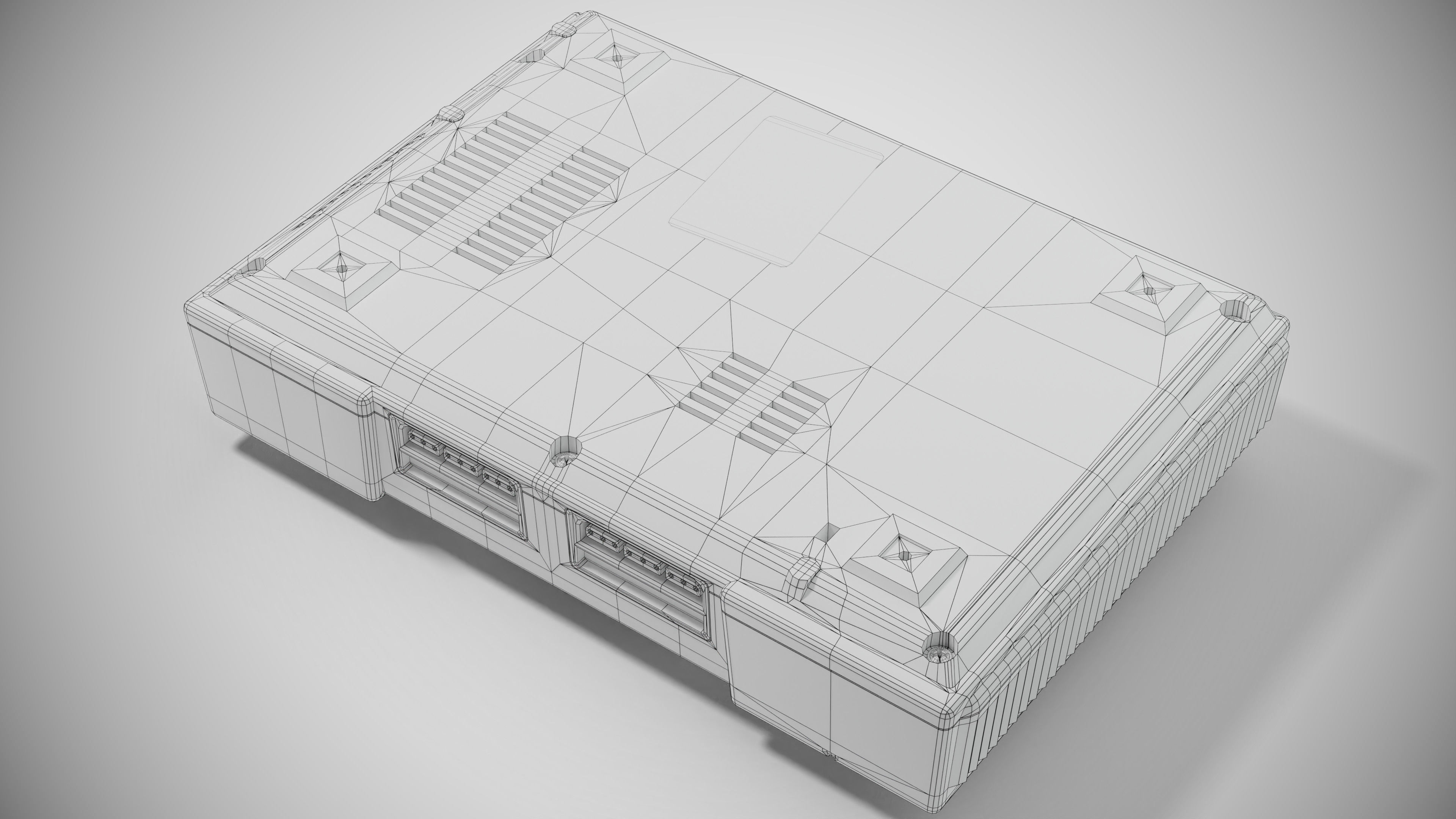 Sony PlayStation PS1 SCPH-1002 Low-poly 3D model_33